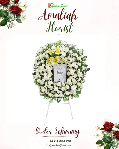 Krans Bunga Duka Cita di Ardirejo